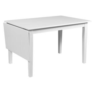 Biely sklápací stôl Rowico Wittskar, 120 x 80 cm