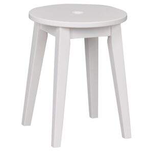 Biela dubová stolička Folke Gorgona, výška 44 cm