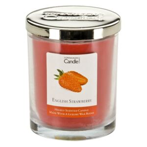 Aromatická sviečka s vôňou jahôd Copenhagen Candles, doba horenia 40 hodín