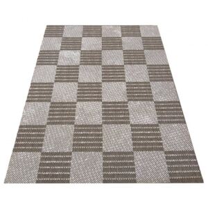 Obojstranný kusový koberec Vico hnedý, Velikosti 160x230cm