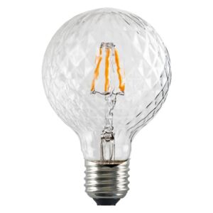 LED žiarovka Bulb Attack GLOBE Clear Crystal Linear, E27 5,5 W