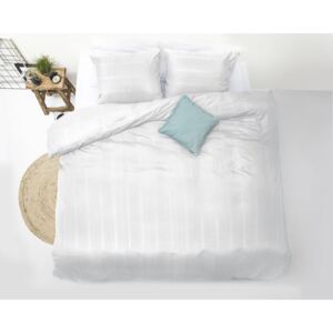 Biele obliečky z mikroperkálu na dvojlôžko Sleeptime Montreal, 240 × 220 cm