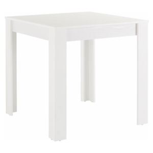 Biely jedálenský stôl Støraa Lori, šírka 80 cm