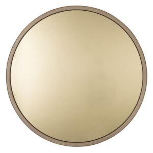 Nástenné zrkadlo v zlatej farbe Zuiver Bandit, Ø 60 cm