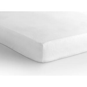 Biela elastická plachta Sleeptime Molton, 120/140 x 200/220 cm