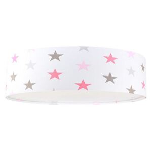 Stropné svietidlo STARS Pink / White D40 (TIMBERLIGHT)