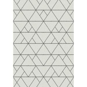 Biely koberec Universal Nilo, 57 x 110 cm