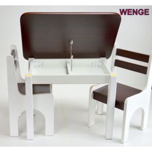 Stol a dve stoličky K1 - wenge