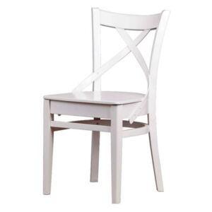 Biela jedálenská stolička Durbas Style Valentino