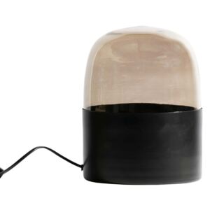 Čierna stolová stojaca lampa BePureHome Dome, ø 22 cm