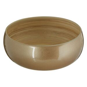 Bambusová miska v zlatej farbe Premier Housewares, ⌀ 25 cm