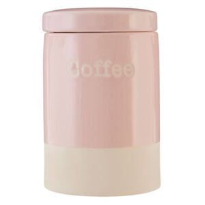 Ružová kameninová dóza na kávu Premier Housewares, 616 ml