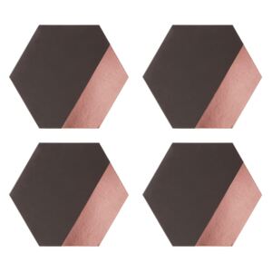 Sada 4 koženkových prestieraní Premier Housowares Geome, 30 × 26 cm