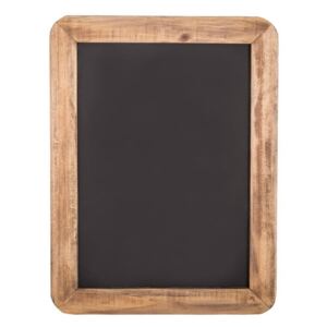 Čierna bridlicová tabuľa v drevenom ráme Antic Line, 28 × 20,5 cm