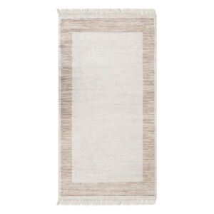 Hnedý zamatový koberec Deri Dijital, 160 x 230 cm