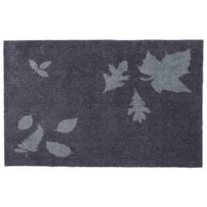 Modro-sivá rohožka Tica Copenhagen Mega Leafes, 60 x 90 cm