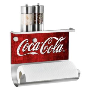 Magnetický držiak na utierku s poličkou Wenko Coca-Cola Classic