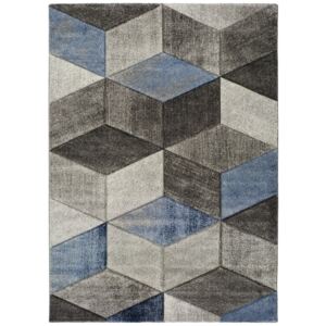 Modro-sivý koberec Universal Indigo Azul Robo, 160 × 230 cm