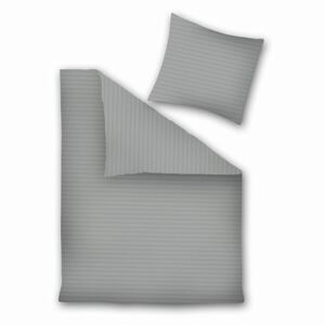 Sivé obliečky z mikrovlákna na dvojlôžko DecoKing, 230 × 220 cm