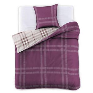 Obojstranné bavlnené posteľné obliečky DecoKing VioletDream, 135 x 200 cm