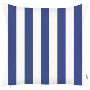 Modrá obliečka na vankúš Apolena Sail Stripes, 43 x 43 cm