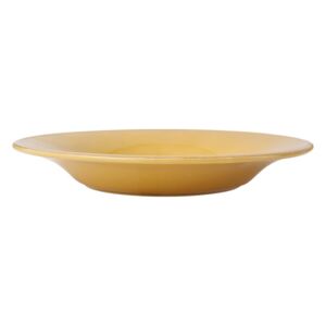 Žltý kameninový polievkový tanier Côté Table Const, ⌀ 27 cm