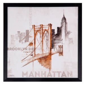 Obraz sømcasa Manhattan, 40 × 40 cm