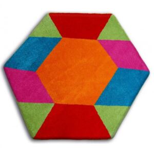 Detský kusový koberec Drak viacfarebný, Velikosti 80cm