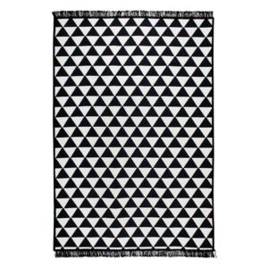 Čierno-biely obojstranný koberec Homedebleu Apollon, 80 × 150 cm