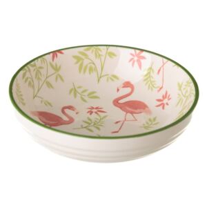 Porcelánová miska Unimasa Flamingo, 39 × 12,6 cm