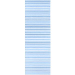 Modro-biely behúň vhodný do exteriéru Narma Hullo, 70 × 150 cm
