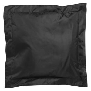 Čierny vonkajší vankúšik Sunvibes, 65 × 65 cm