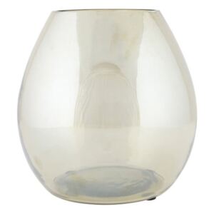 Svetlozelená sklenená váza De Eekhoorn Simple, Ø 20 cm