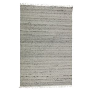 Sivý vlnený koberec De Eekhoorn Fields, 240 × 170 cm
