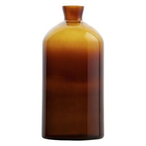Tmavooranžová sklenená váza BePureHome Chemistry, výška 40 cm