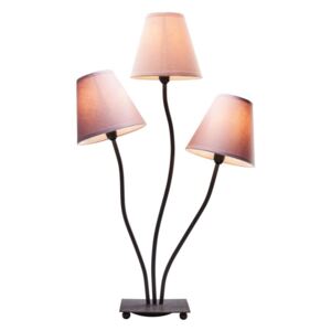 Fialová stolová lampa s 3 ramenami Kare Design Fle×ible