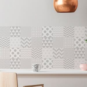 Sada 9 dekoratívnych samolepiek na stenu Ambiance Finnish, 10 × 10 cm