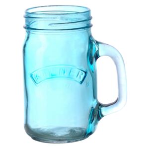 Modrý pohár s rúčkou Kilner 350 ml