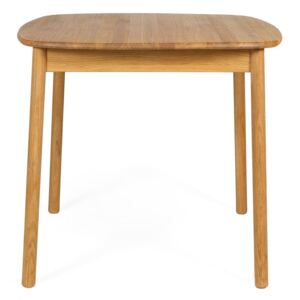 Jedálenský stôl z olejovaného dubového dreva Askala Naos, 85 × 85 cm