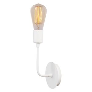 Biela nástenná lampa Simple Drop