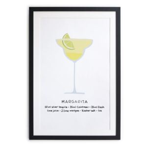 Zarámovaný plagát Really Nice Things Margarita, 40 × 50 cm