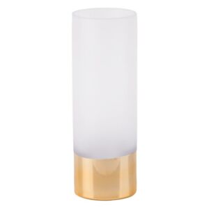 Bielo-zlatá váza PT LIVING Glamour, výška 25 cm
