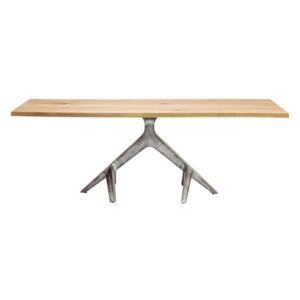 Jedálenský stôl z dubového dreva Kare Design Roots, 220 × 100 cm