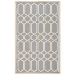 Vlnený koberec Safavieh Olivia, 121x182 cm, sivý
