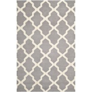 Vlnený koberec Ava Light Grey, 182x274 cm