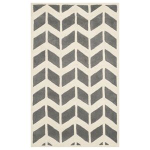 Vlnený koberec Safavieh Brenna, 121x182 cm, sivý