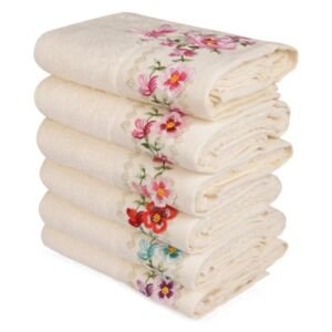 BonamiSada 6 uterákov z čistej bavlny Promises, 50 x 90 cm