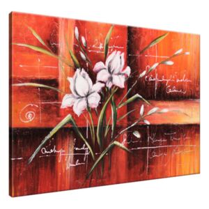 Ručne maľovaný obraz Rozkvitnutý tulipán 115x85cm RM2514A_1AS