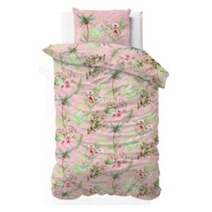 Bavlnené posteľné obliečky Sleeptime Soft Roses, 140 x 220 cm