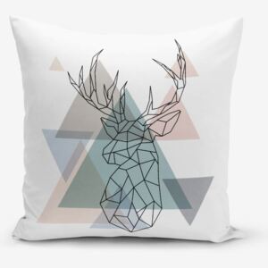 Obliečka na vankúš s prímesou bavlny Minimalist Cushion Covers Deer, 45 × 45 cm